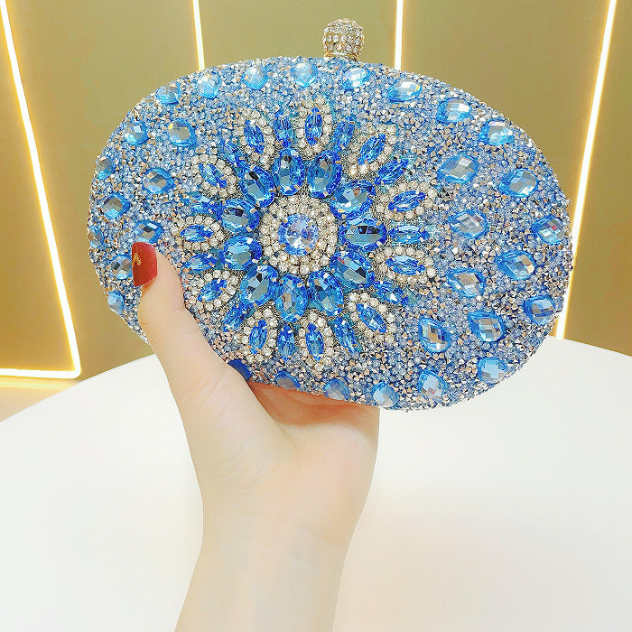 Bling-Bling Swarovski Crystal Evening Gown Clutch Bag