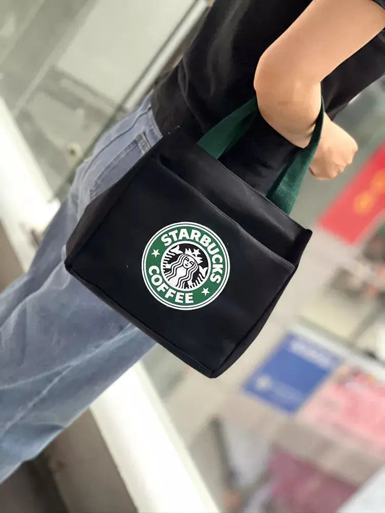 2024 New Starbucks Canvas Bag Lunch box Bags Eco-friendly Gift Shopping Handbags